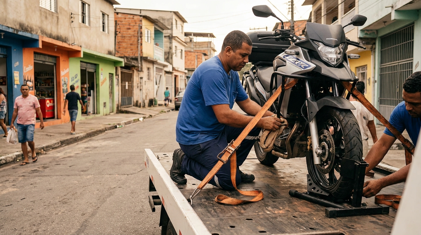 Guincho para Moto nas Rocas, Natal‑RN