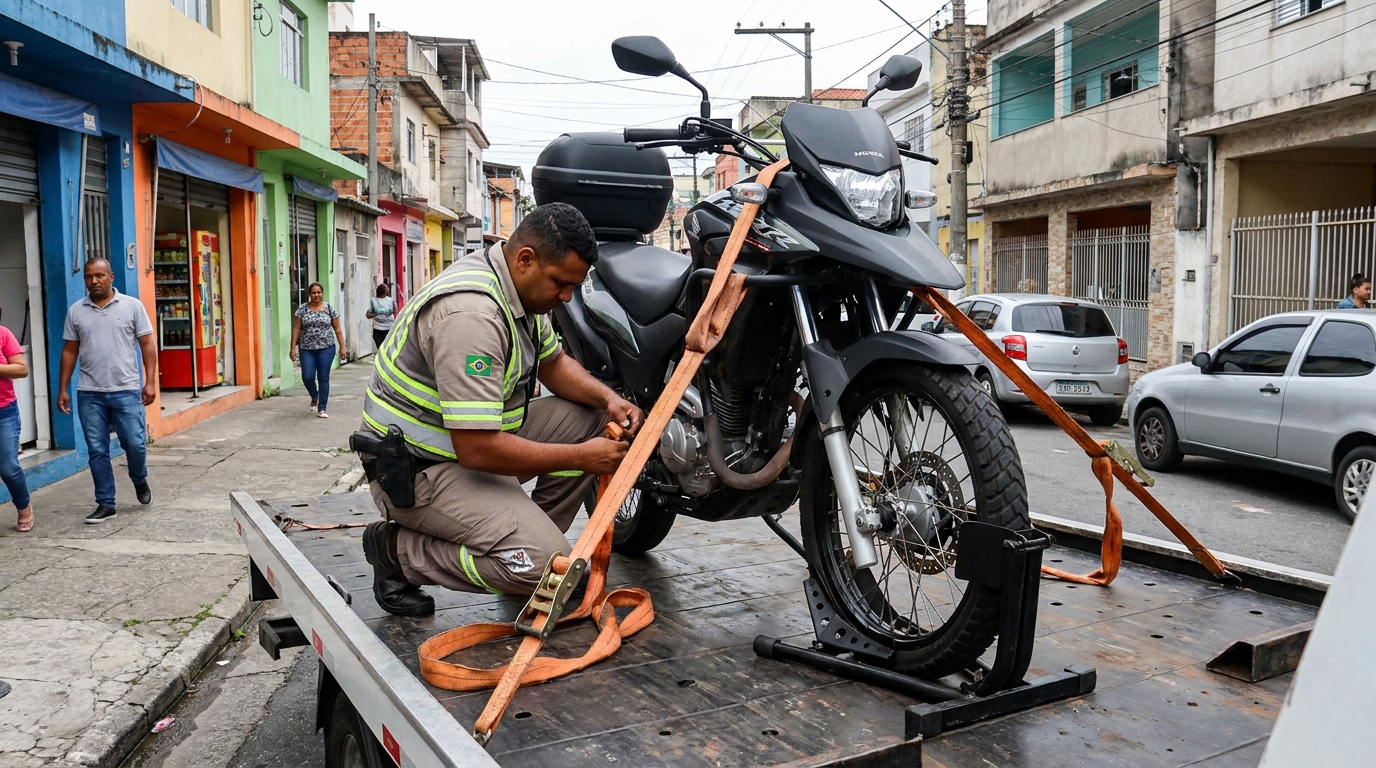 Guincho para Moto nas Rocas, Natal‑RN